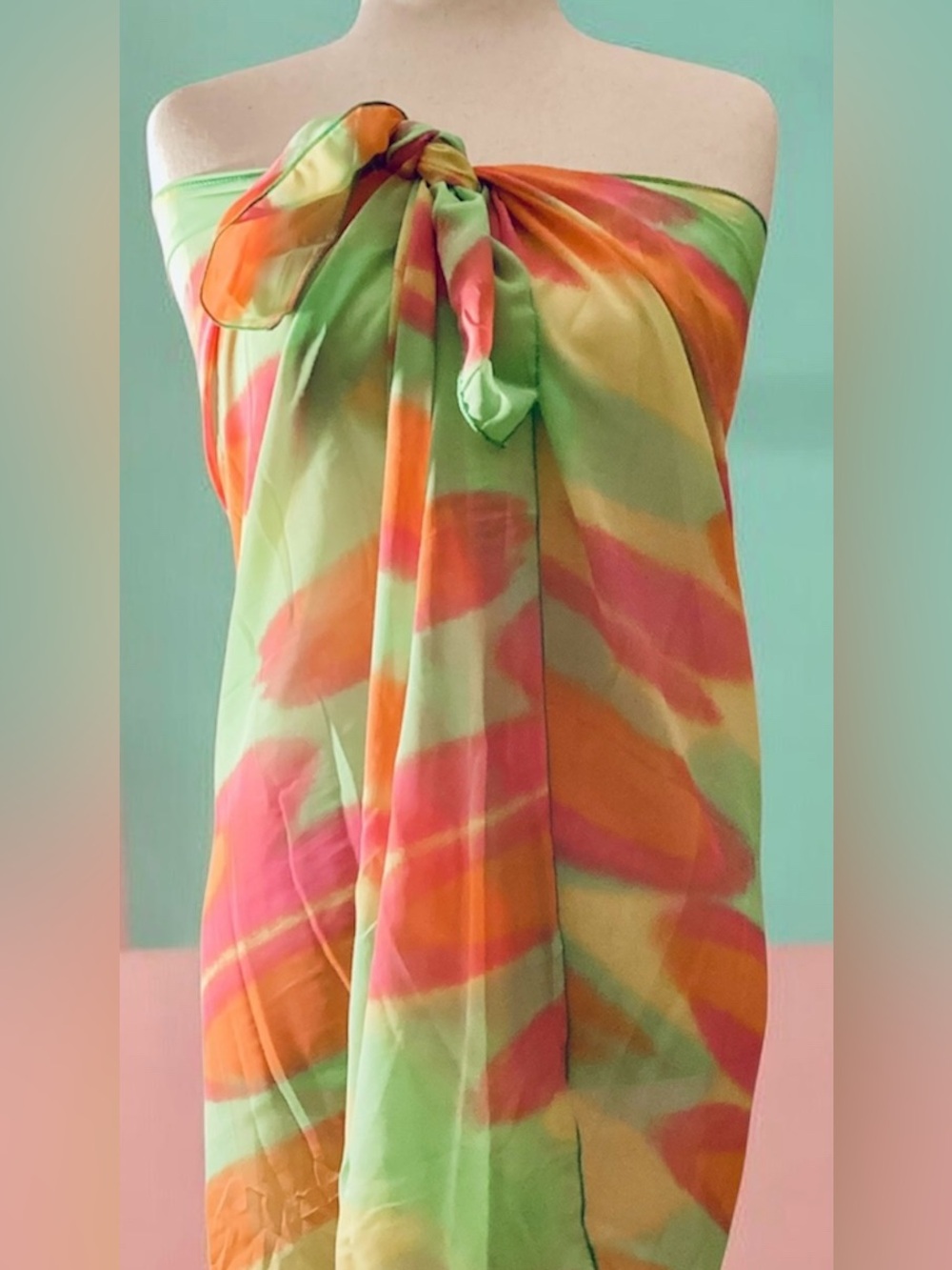 Ombre Pareo Wrap Sarong, 42x60"